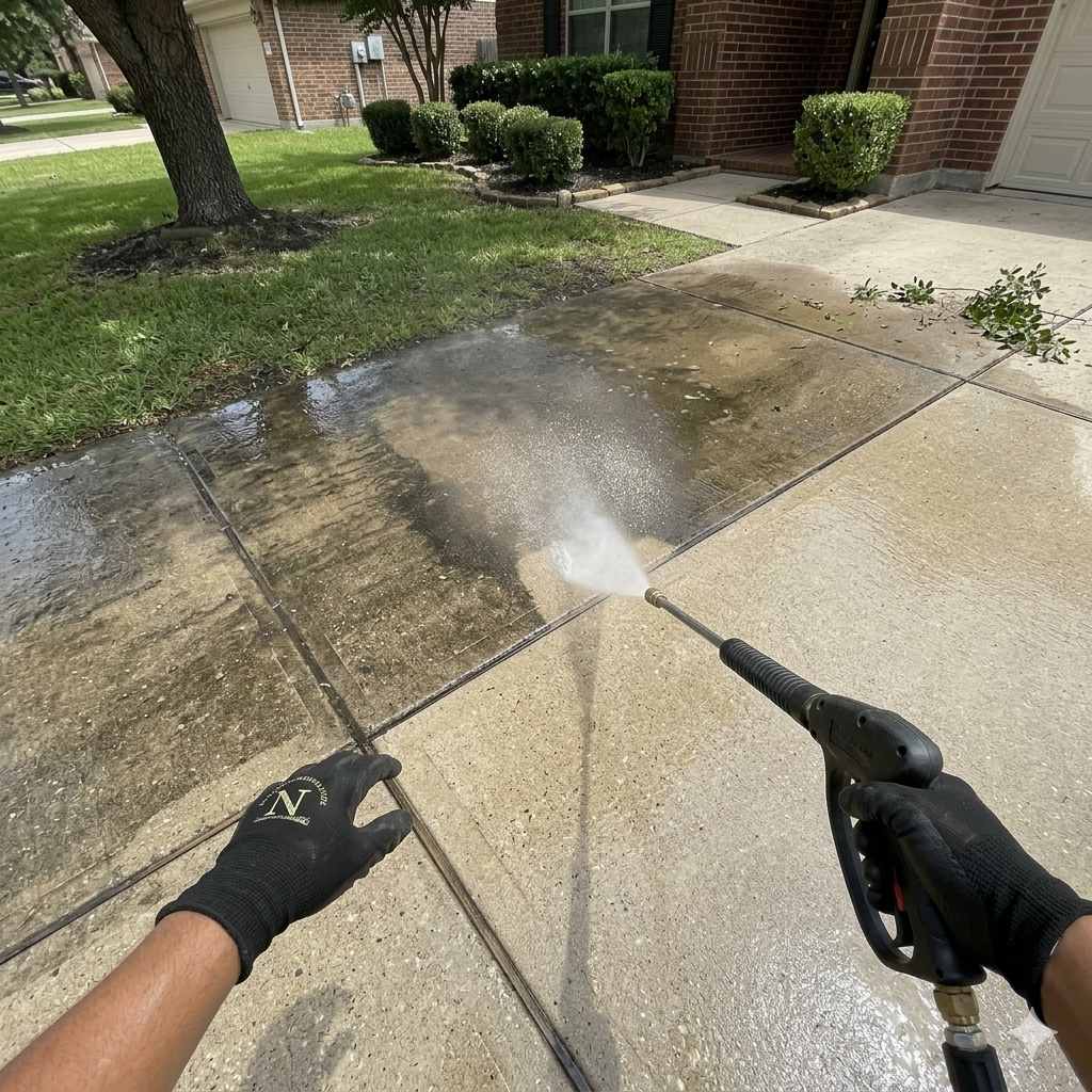 Outdoor power washing service